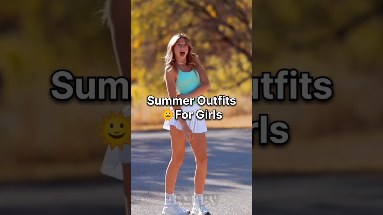 🌞Summer Outfit For Girls ☔#summer #streetwear #2025 #youtubeshorts #girlswear