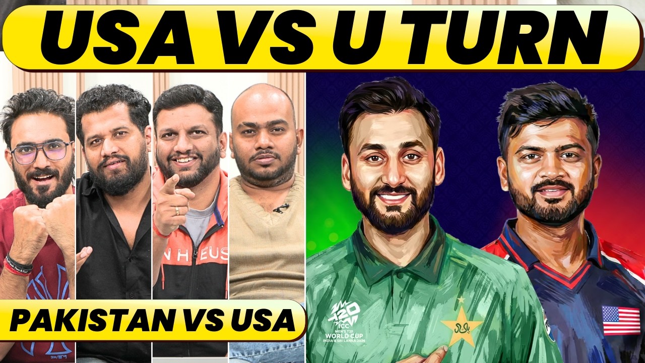 🔴PAKISTAN vs USA: U TURN SPECIALISTS PAK vs MIGHTY USA WITH NRIs. ANOTHER KNOCK OUT BLOW?