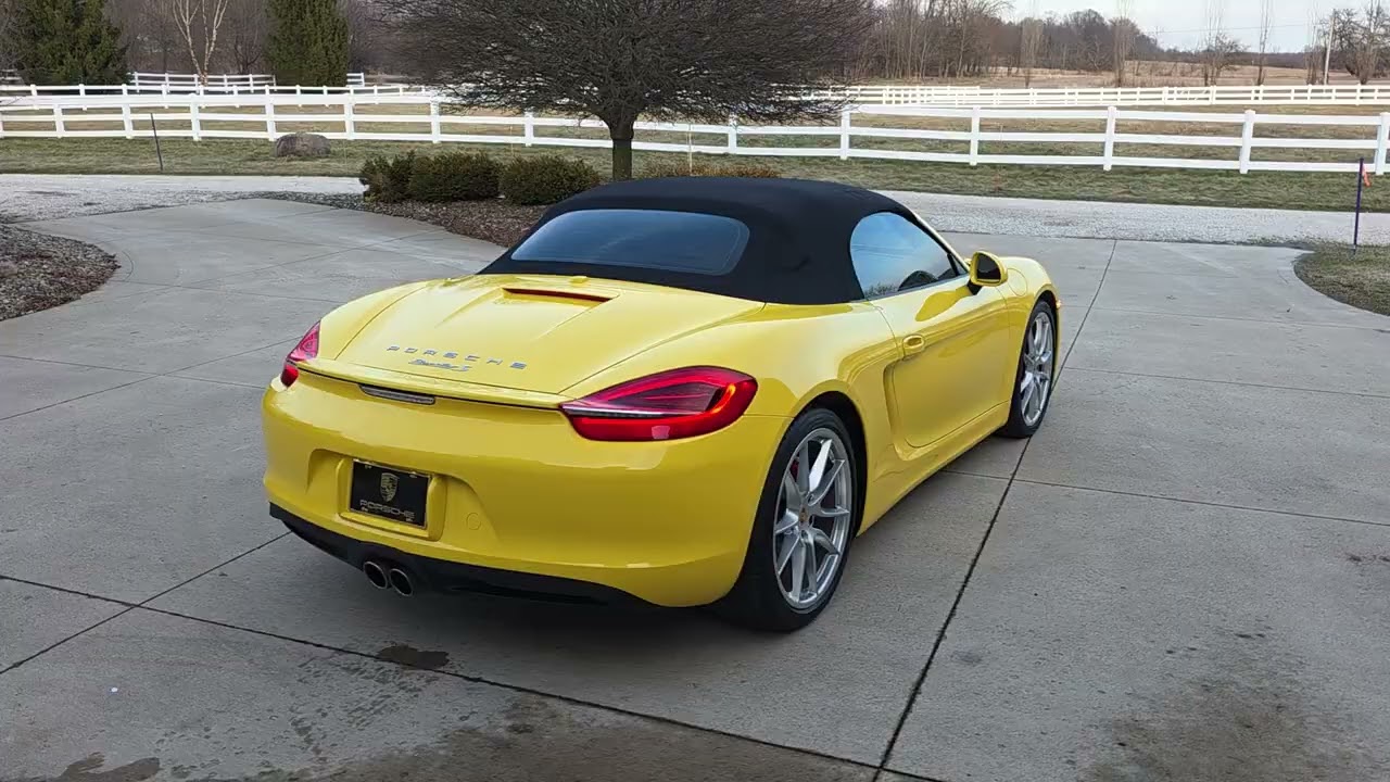 Racing Yellow Boxster 981S