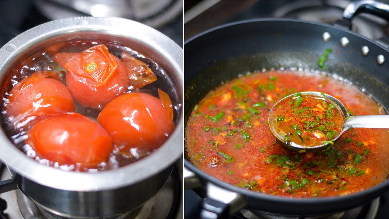 सोप्पं आणि झटपट पद्धतीने टोमॅटो सार पर्फेक्ट बनवा | tomato saar recipe in marathi | Tomato Saar