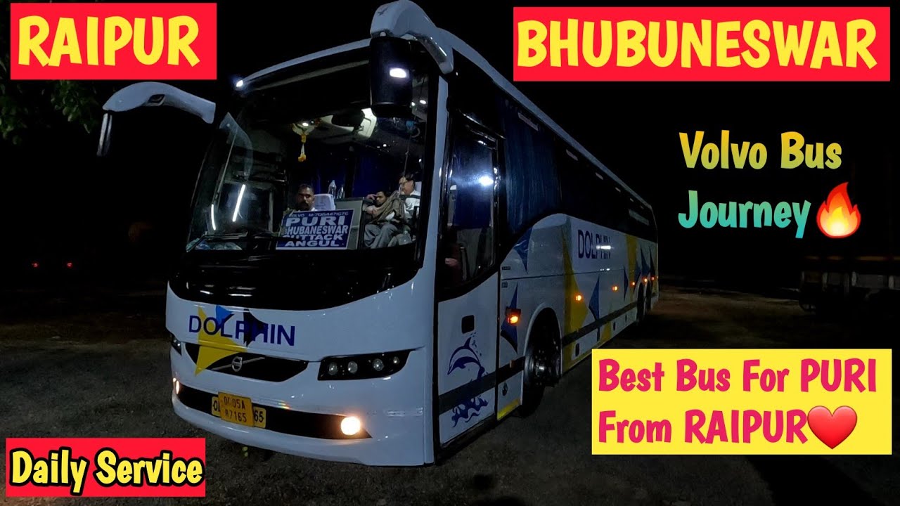 Raipur To Bhubaneswar Bus Journey| Raipur To Bhubaneswar By Bus| Volvo Bus Journey|Traveling 2 day|
