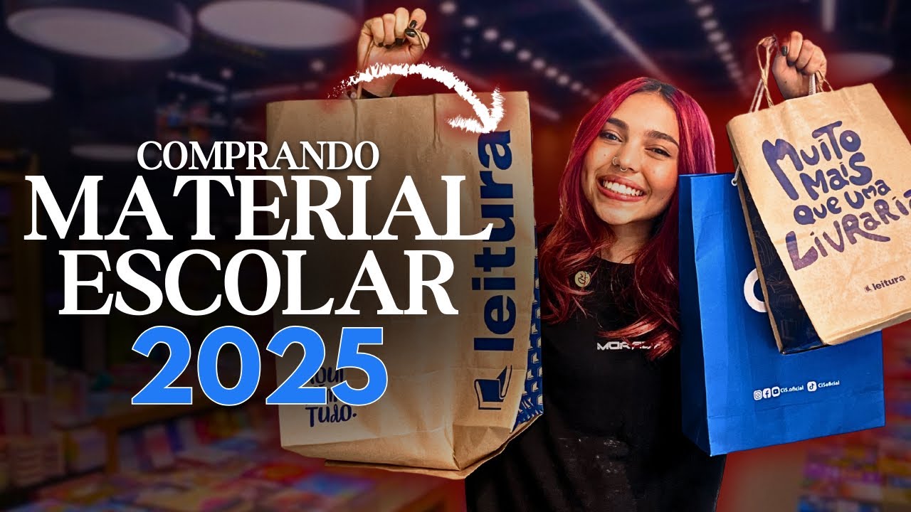 COMPRANDO MEU MATERIAL ESCOLAR 2025