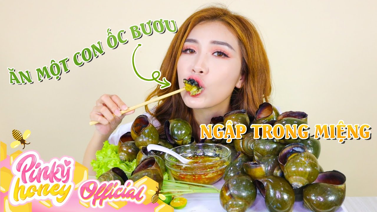 Ốc Bươu Hấp Sả Chấm Mắm Ngon Nhức Nách | PINKY HONEY