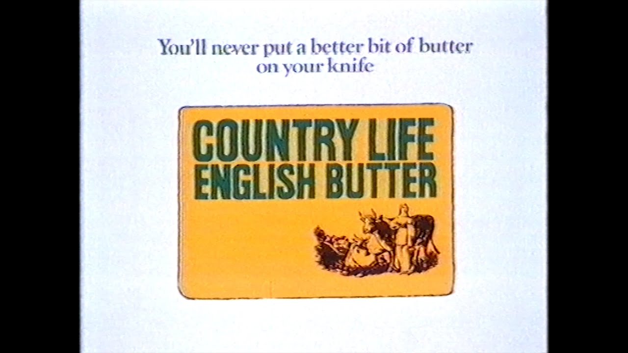 Countrty Life English Butter - Early 1980s advert (UK)