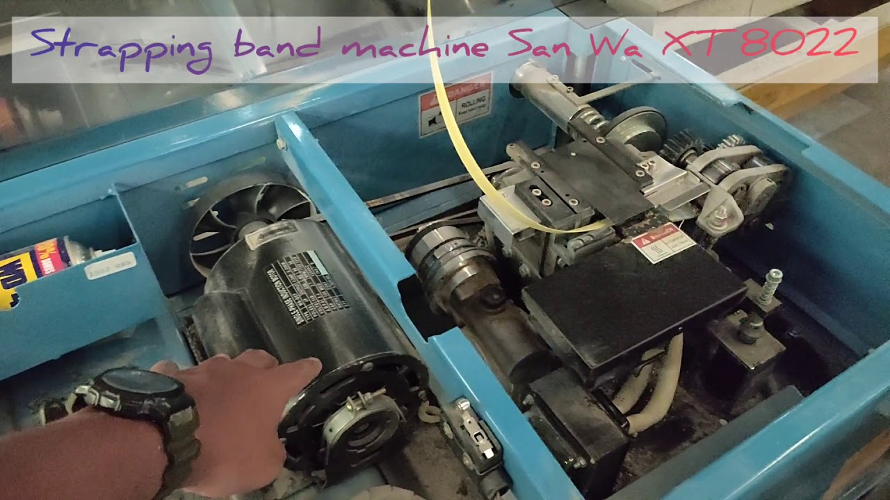 SanWa XT 8022 Semi Automatic strapping band Machine