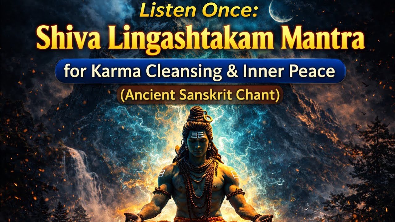 Listen Once: Shiva Lingashtakam Mantra for Karma Cleansing & Inner Peace (Ancient Sanskrit Chant)