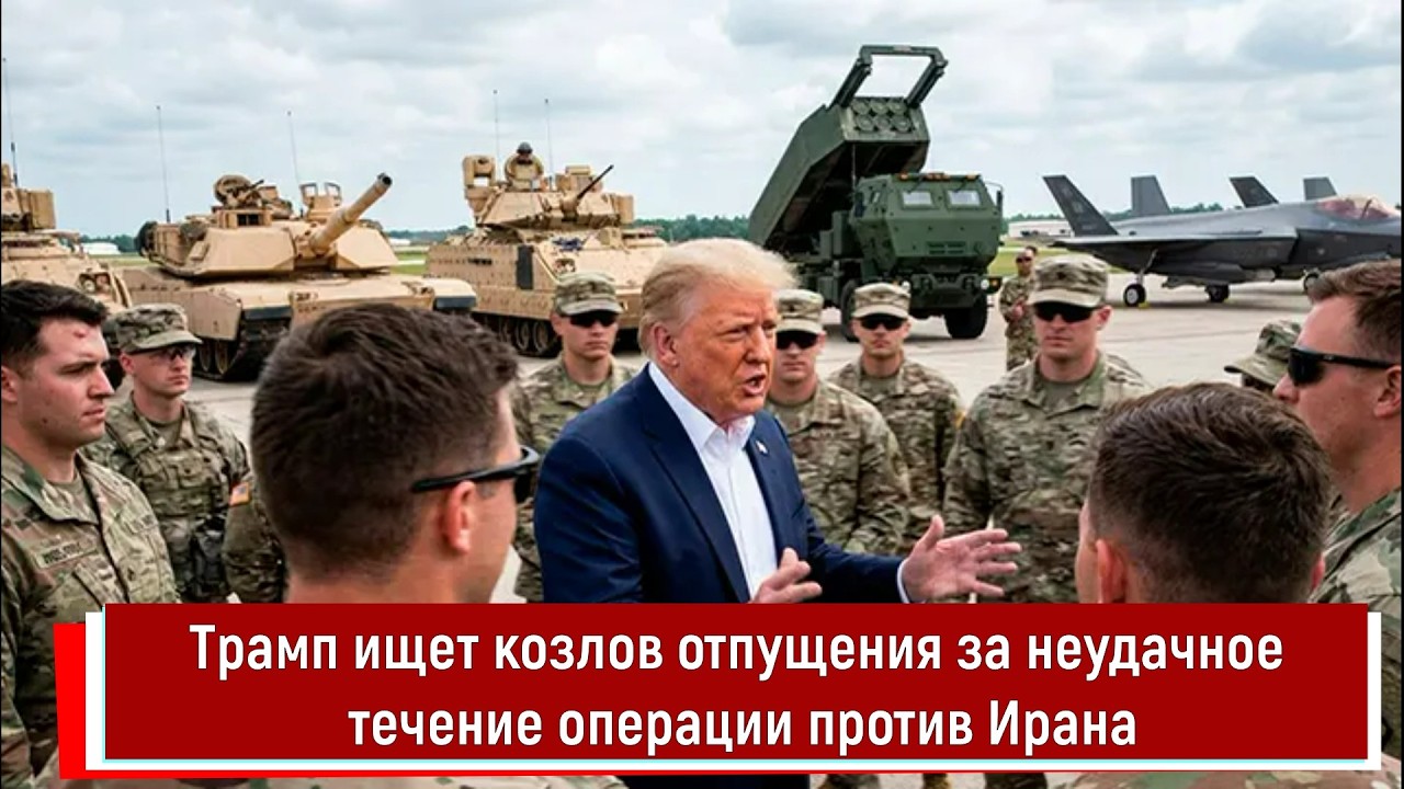 Трамп ищет козлов отпущения за неудачное течение операции против Ирана