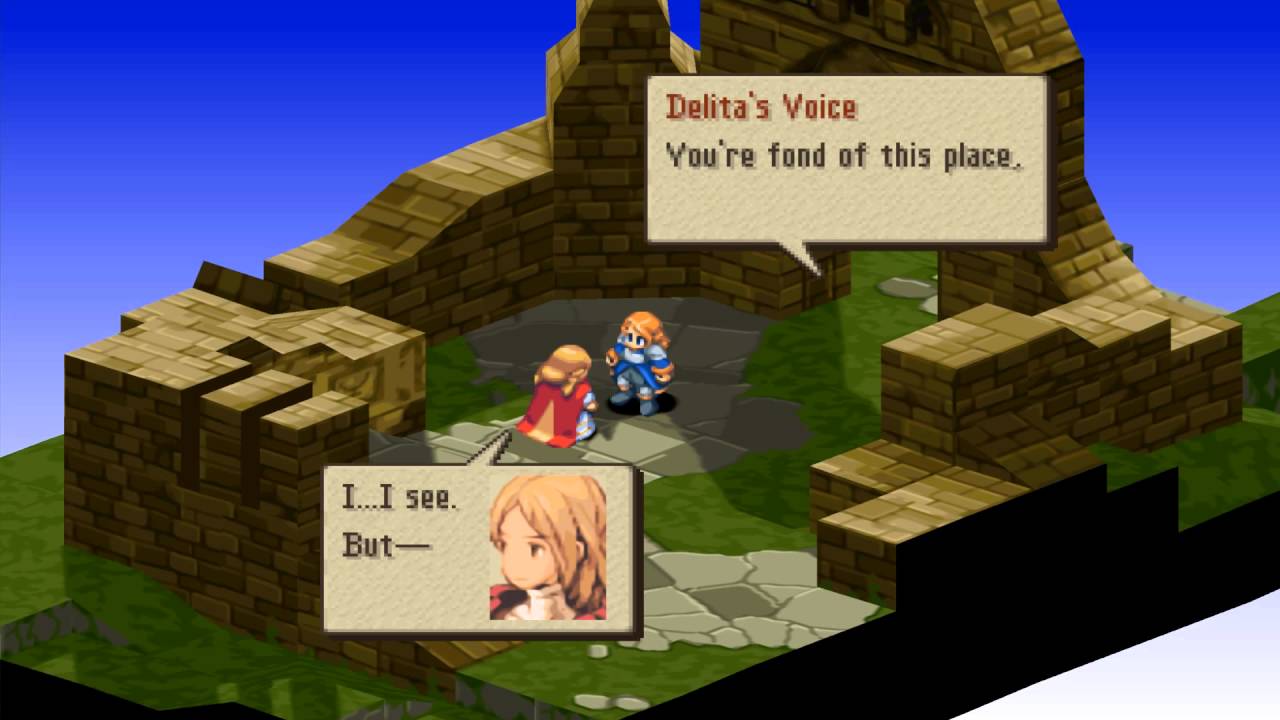 Final Fantasy Tactics The War of the Lions #89 Agrias farewell