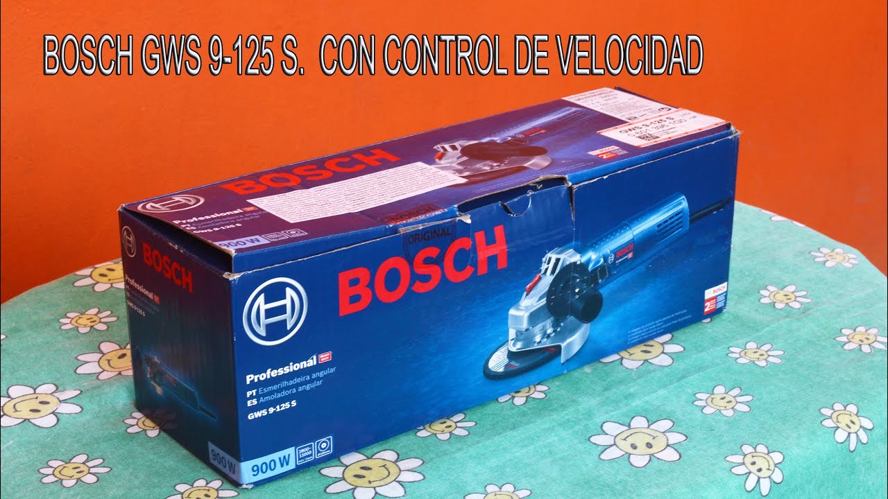 Esmeril o Amoladora BOSCH mod. GSW9-125 S. Recomendable!!!