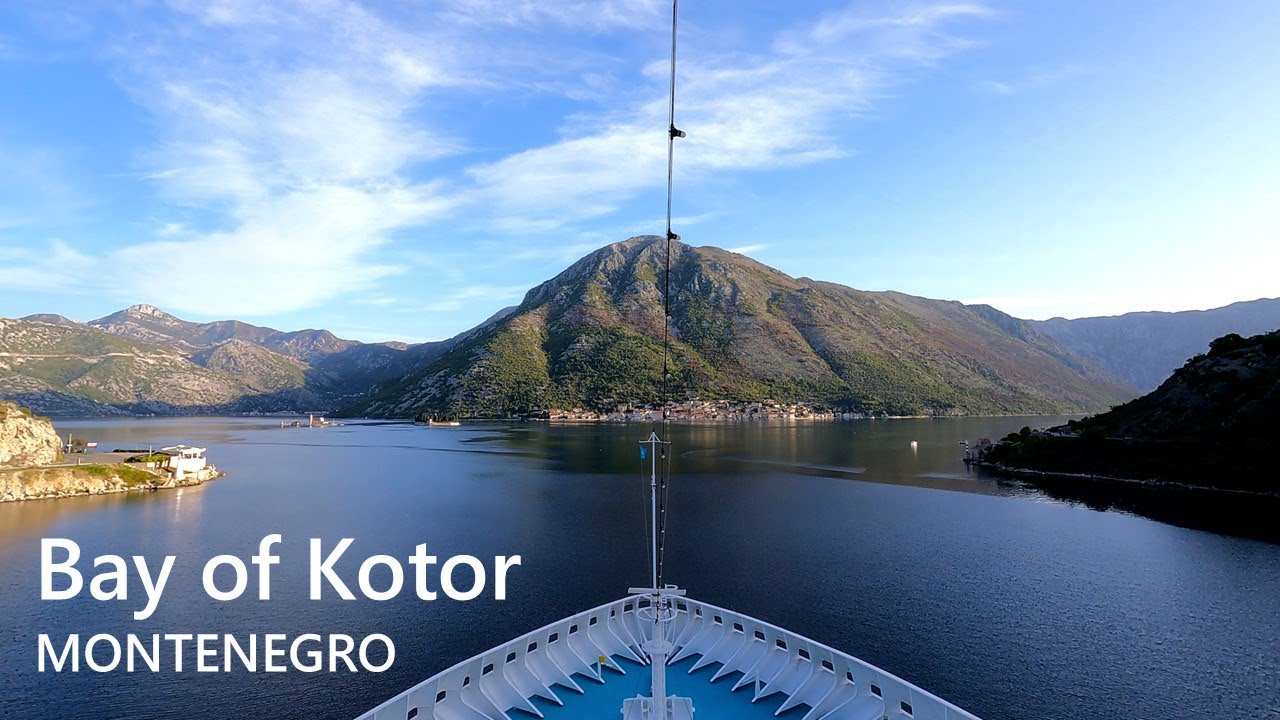 Kotor Montenegro | Cruising with a ship through Bay of Kotor | seafarers | maritime transport