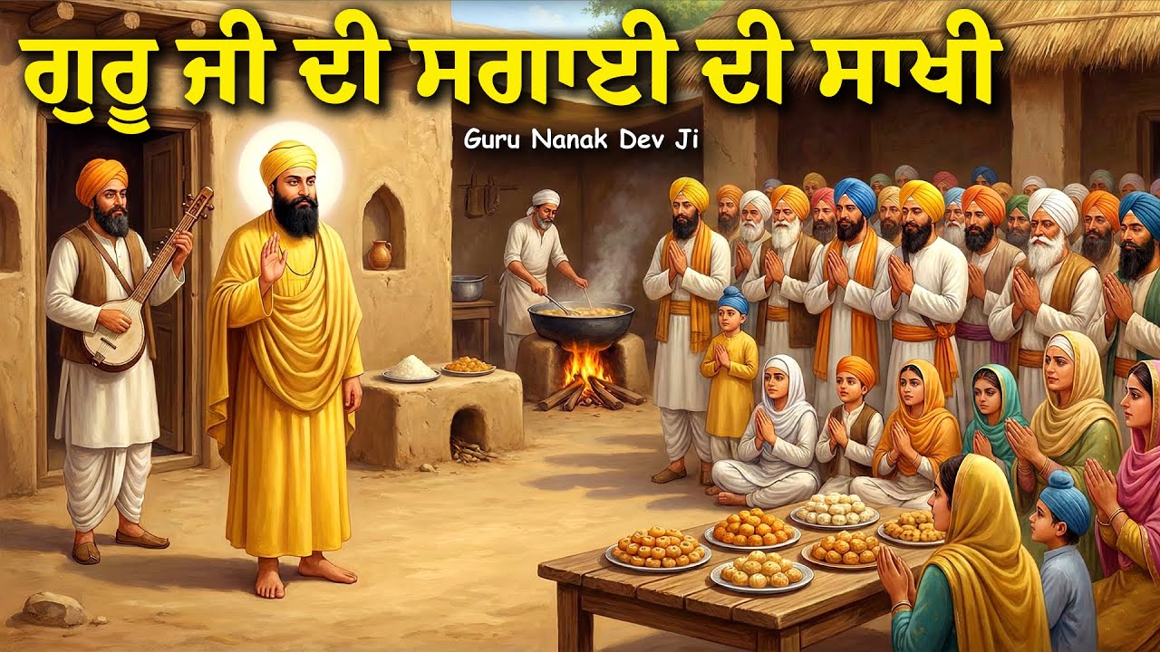 ਗੁਰੂ ਜੀ ਦੀ ਸਗਾਈ ਦੀ ਸਾਖੀ | Guru Nanak Dev Ji Katha | United Panjab