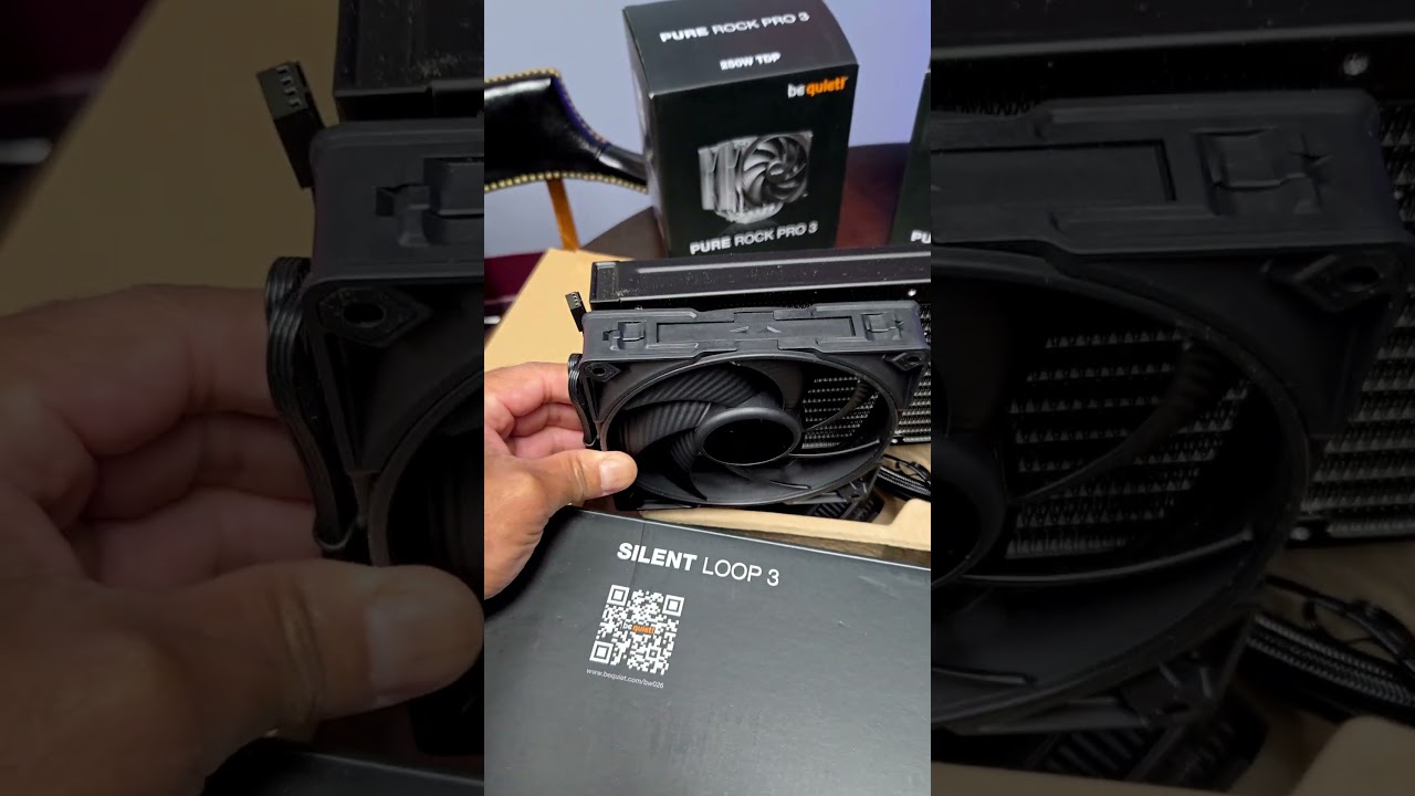 be quiet! Coolers - AIO Vs AIR - SILENT LOOP 3 AIO & PURE ROCK PRO 3 (LX)