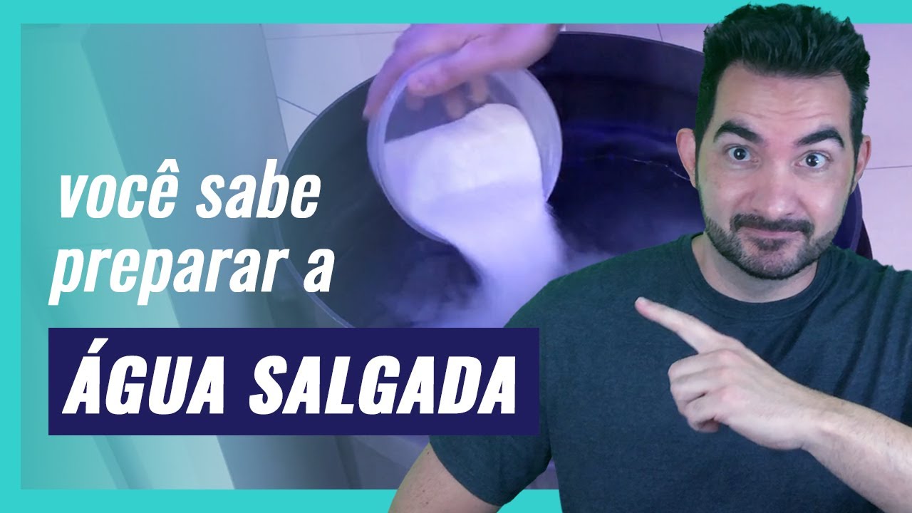 SAL PARA AQUÁRIO MARINHO: Como Preparar a Água Salgada!