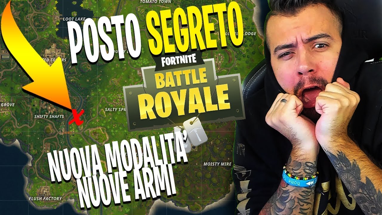 NUOVO POSTO SEGRETO E NUOA MODALITA' - FORTNITE BATTLE ROYALE