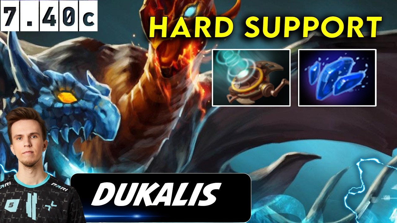 Dukalis Jakiro Hard Support - Dota 2 Patch 7.40c Pro Player Gameplay