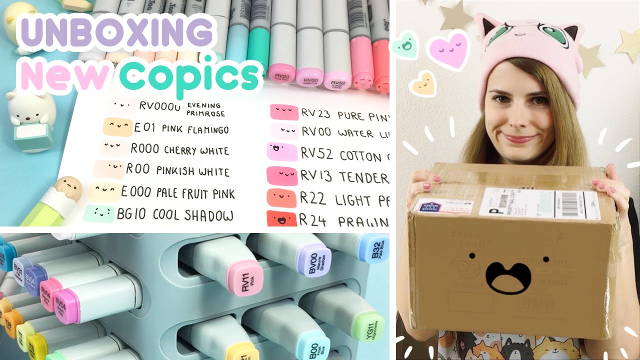 UNBOXING - New Copics! - KiraKiraDoodles