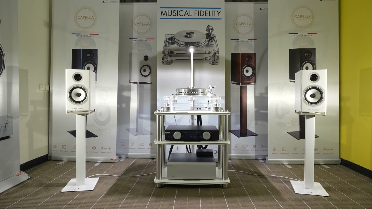 Australian Hi-Fi Show Sydney 2025: LEN WALLIS AUDIO - TRIANGLE CAPELLA Active Wireless Speaker