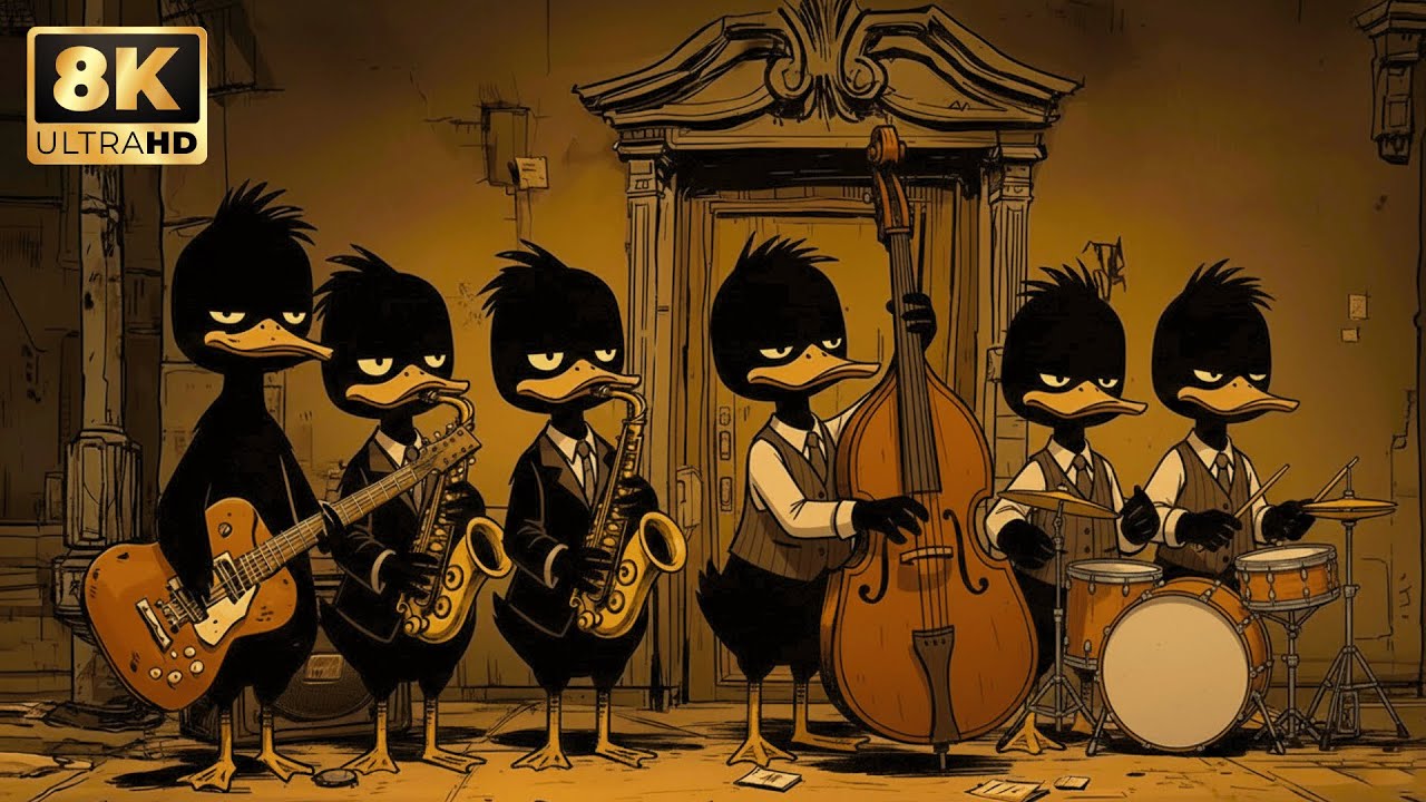 Quiet Night Productivity — Noir Jazz with Warm Bass & Rhodes | Coding and Study Brain Flow