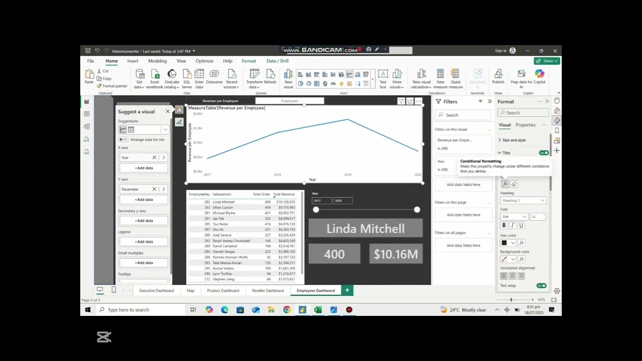 Power BI 101 Part 4 | Reseller + Employee Dashboards Explained