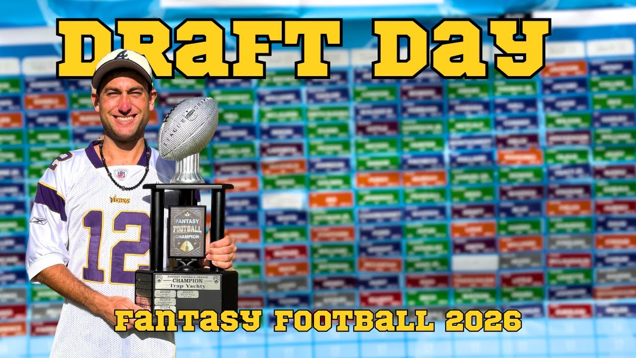 Fantasy Football Draft 2026 | The Greatest Draft Day of All-Time