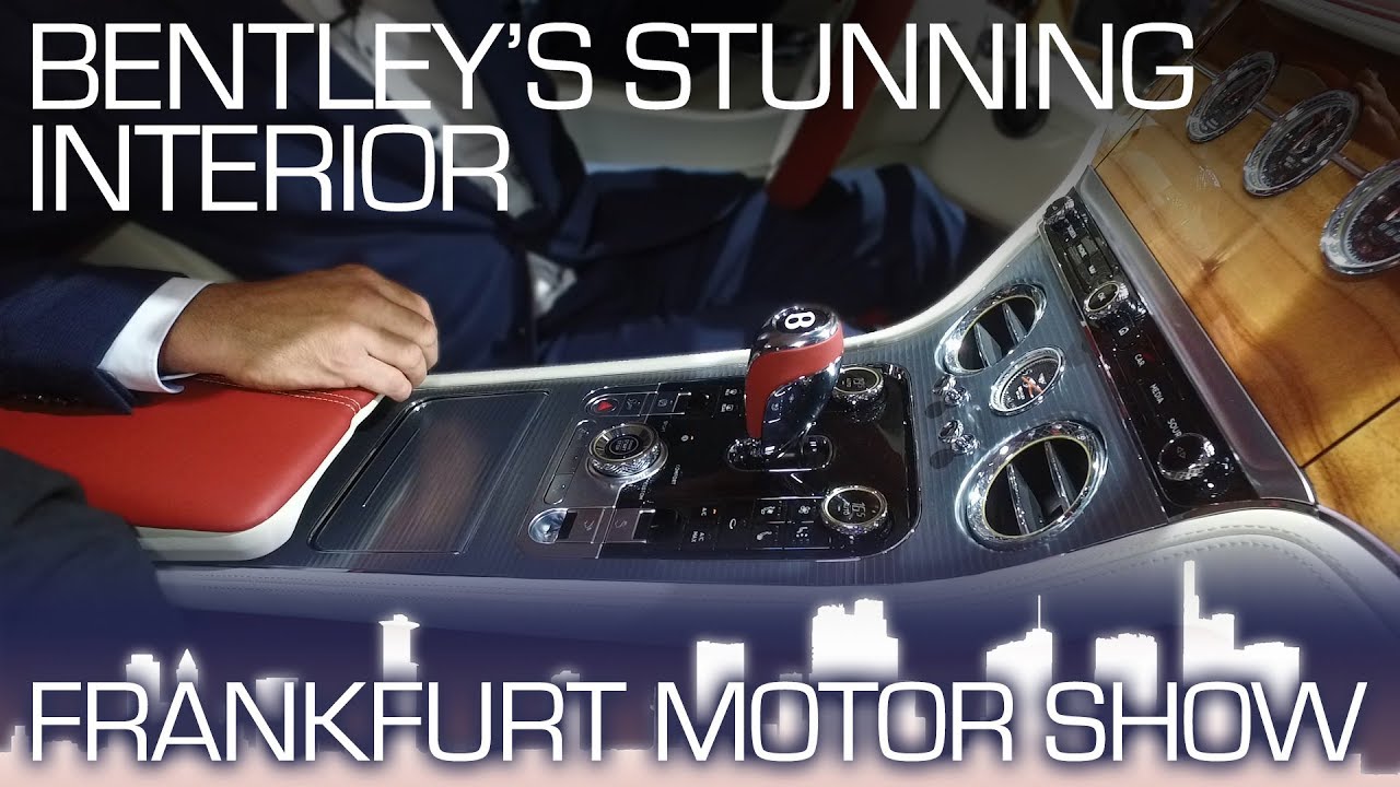 Bentley Continental GT: Precision Interior - Frankfurt Motor Show 2017