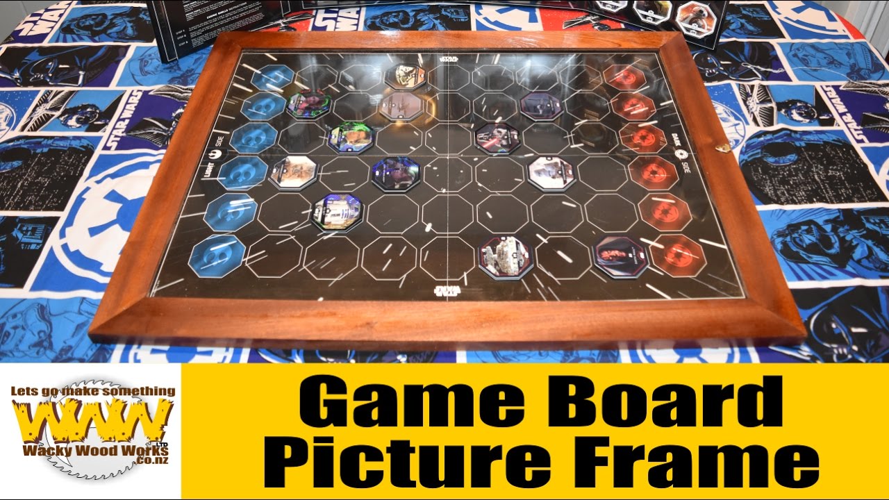 Star Wars Game Board, Picture Frame - Off the Cuff - Wacky Wood Works.