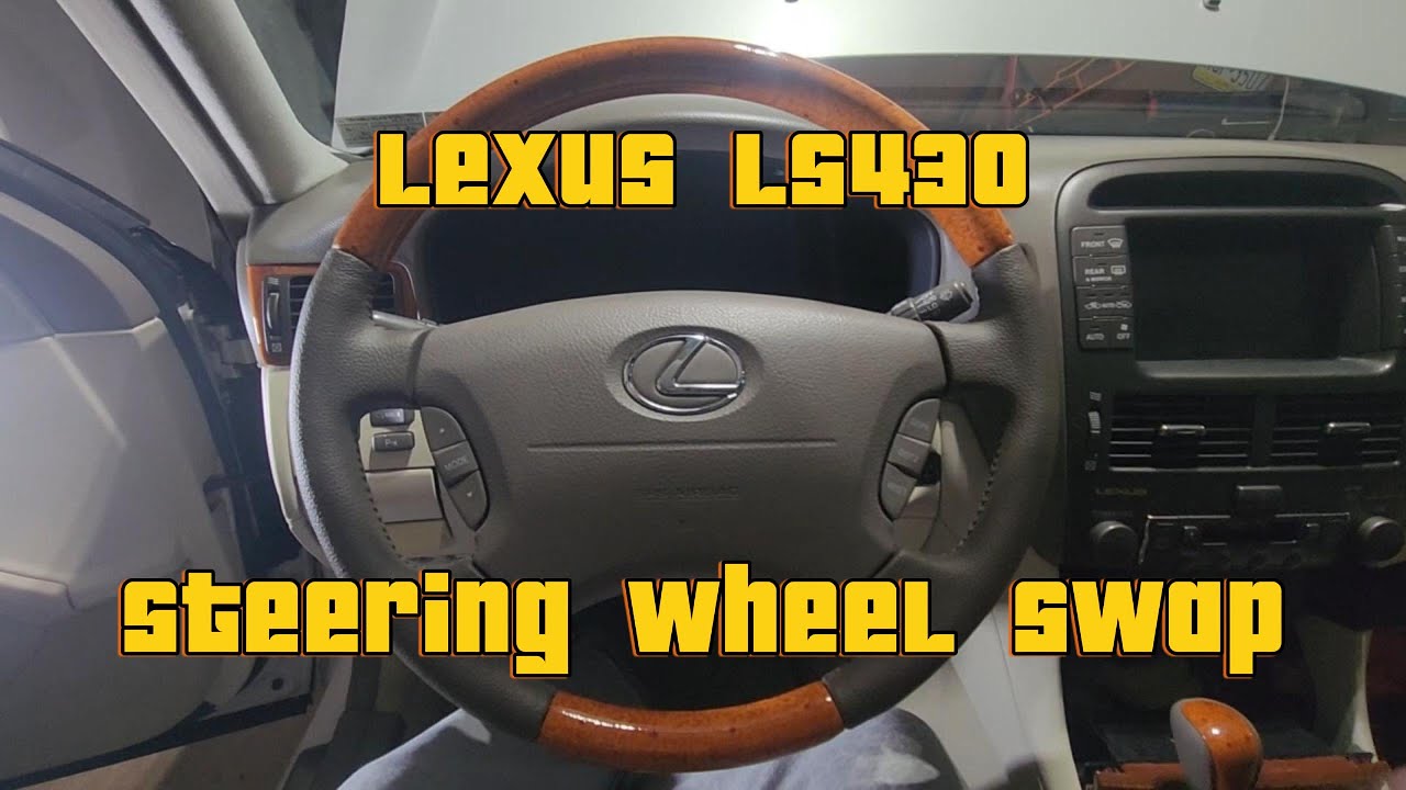 Снятие/замена рулевого колеса Lexus LS430