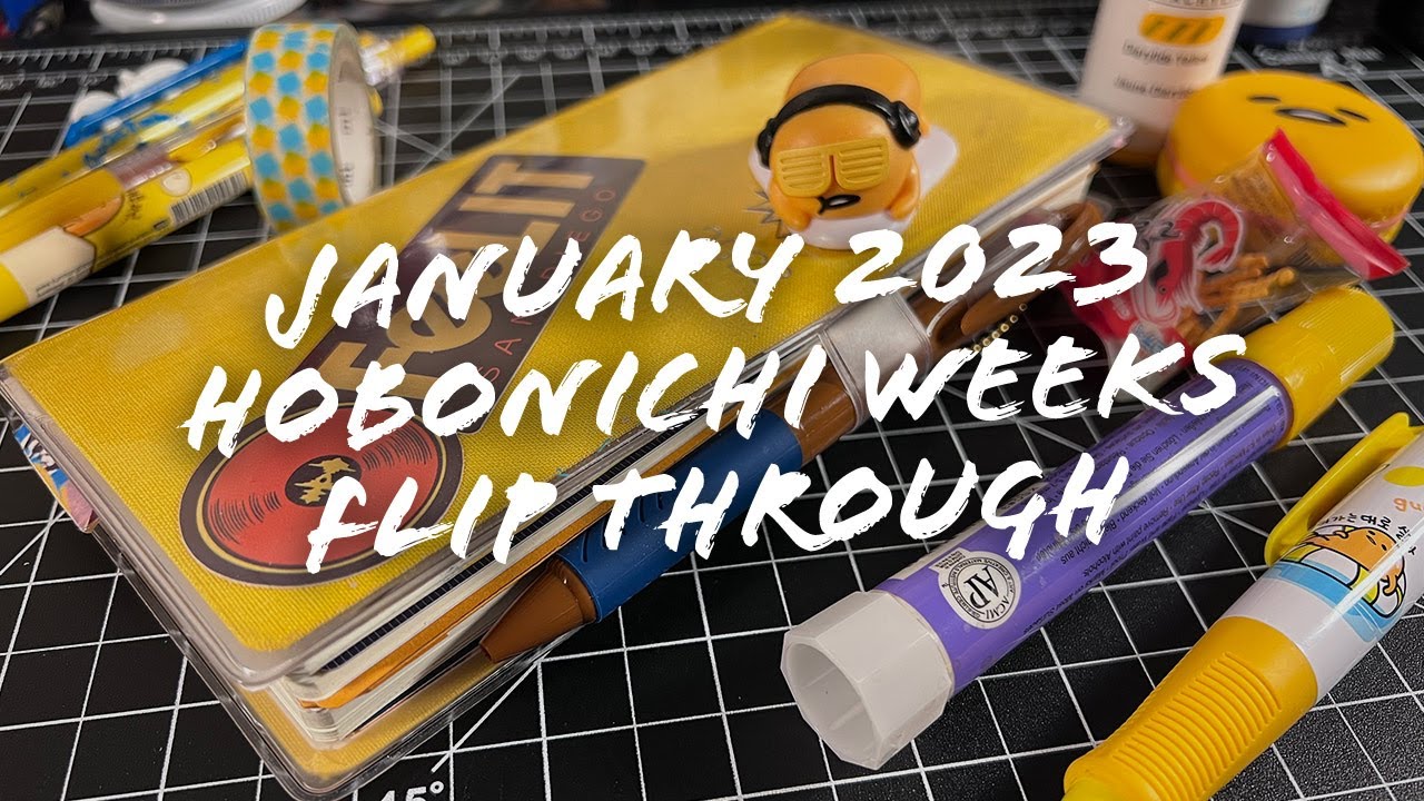Hobonichi Techo Weeks Flip Through: January 2023