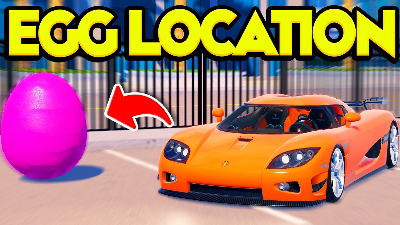 All EGG LOCATIONS For Egg Hunt Event In Driving Empire! (New Koenigsegg CCXR)