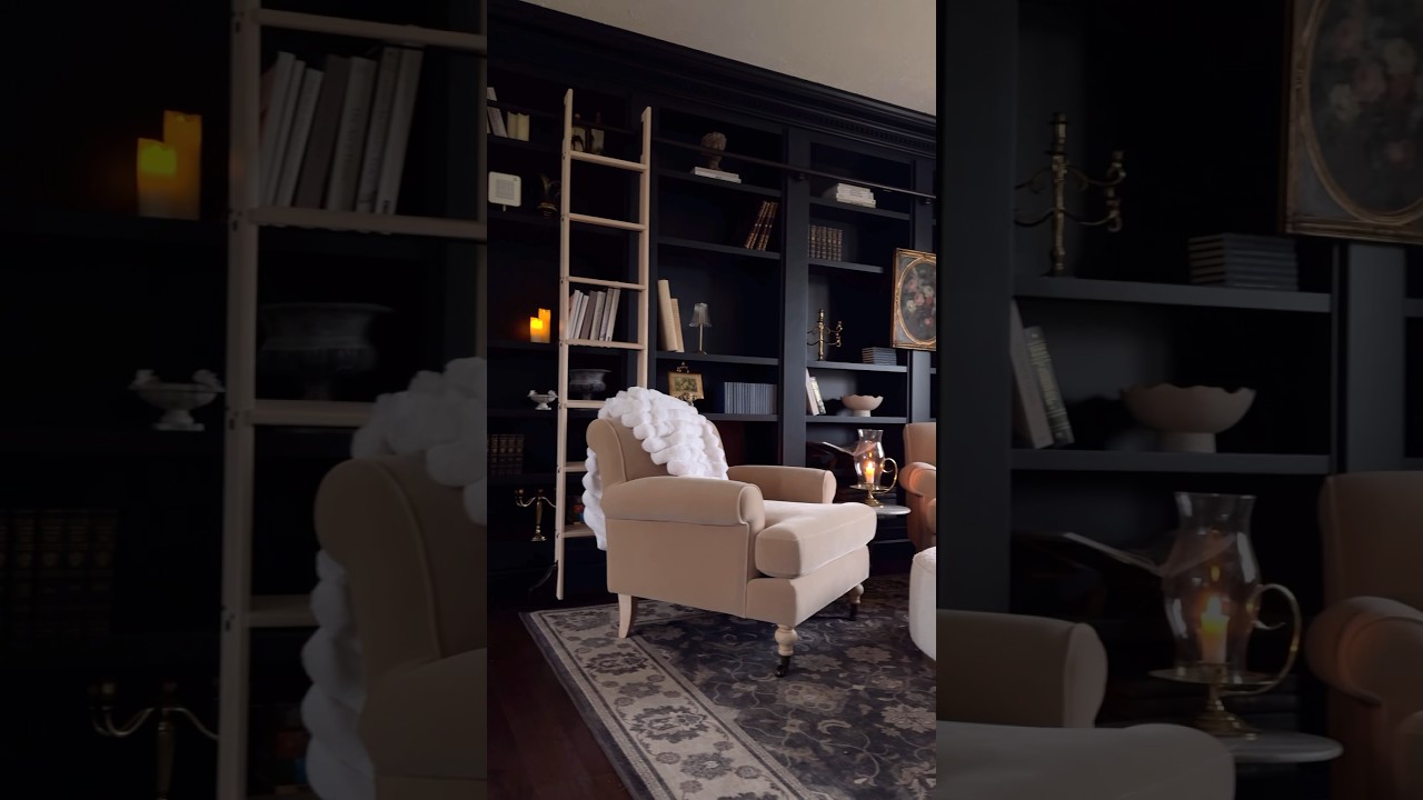 Home Inspo: Moody Romantic Living Room #vintagemodern #homeaccount #homeinterior #modernhome