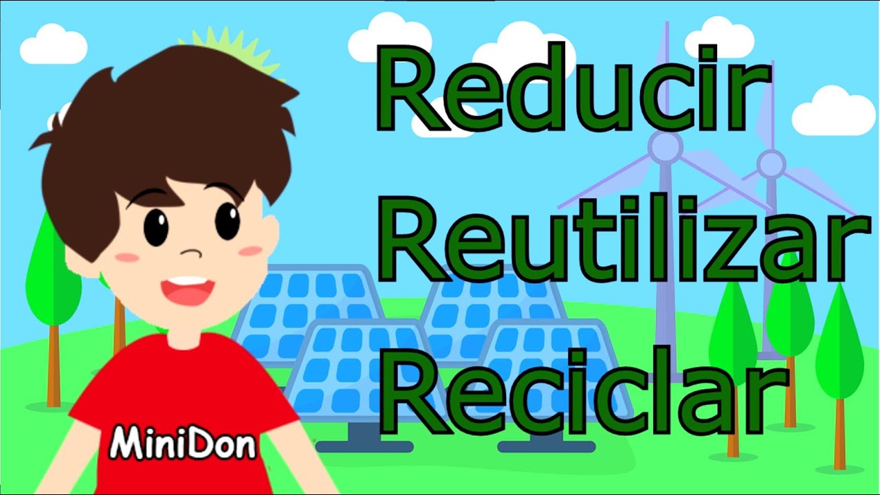 Regla de las 3R. Reducir, Reutilizar y Reciclar. Video educativo con ejemplos