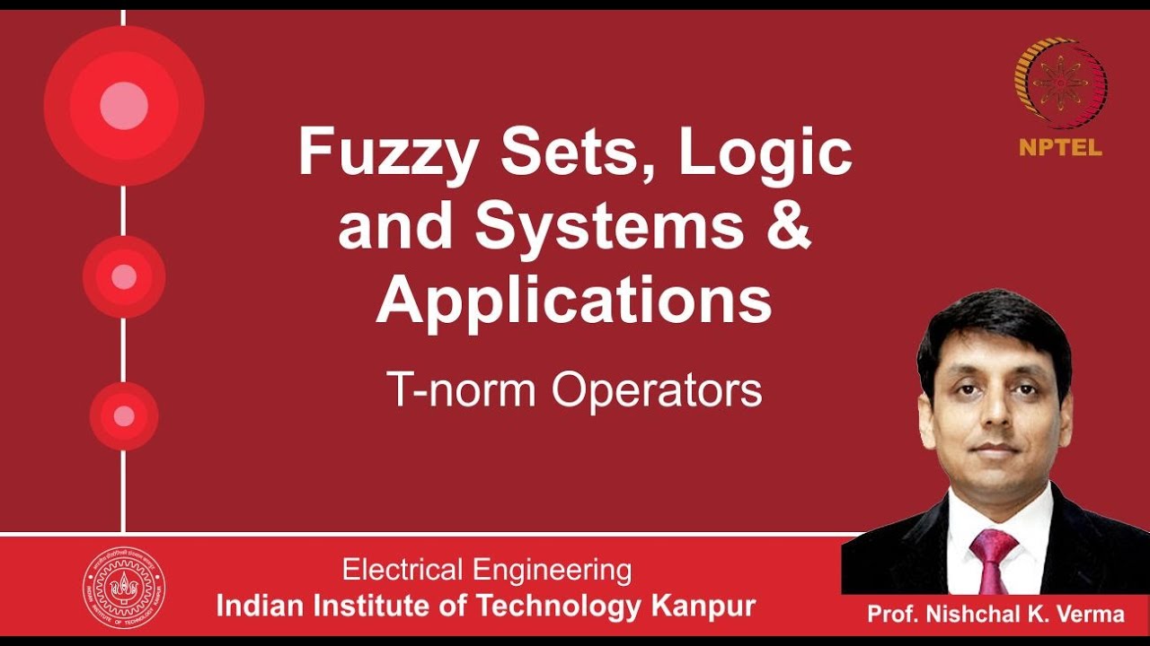Lecture 24 - T-norm Operators By Prof. Nishchal K. Verma
