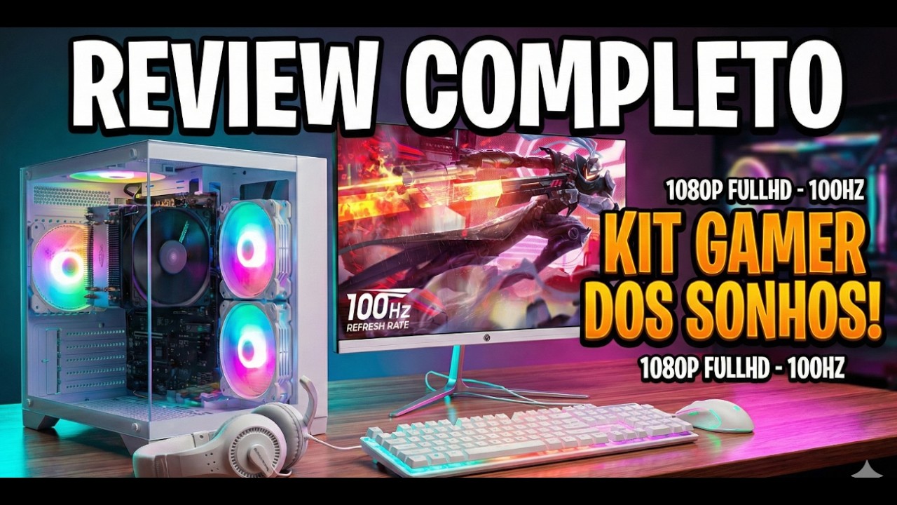 Ryzen 7 5700G com 32GB RAM! Esse Setup Gamer É Insano Pelo Preço? 😳🔥