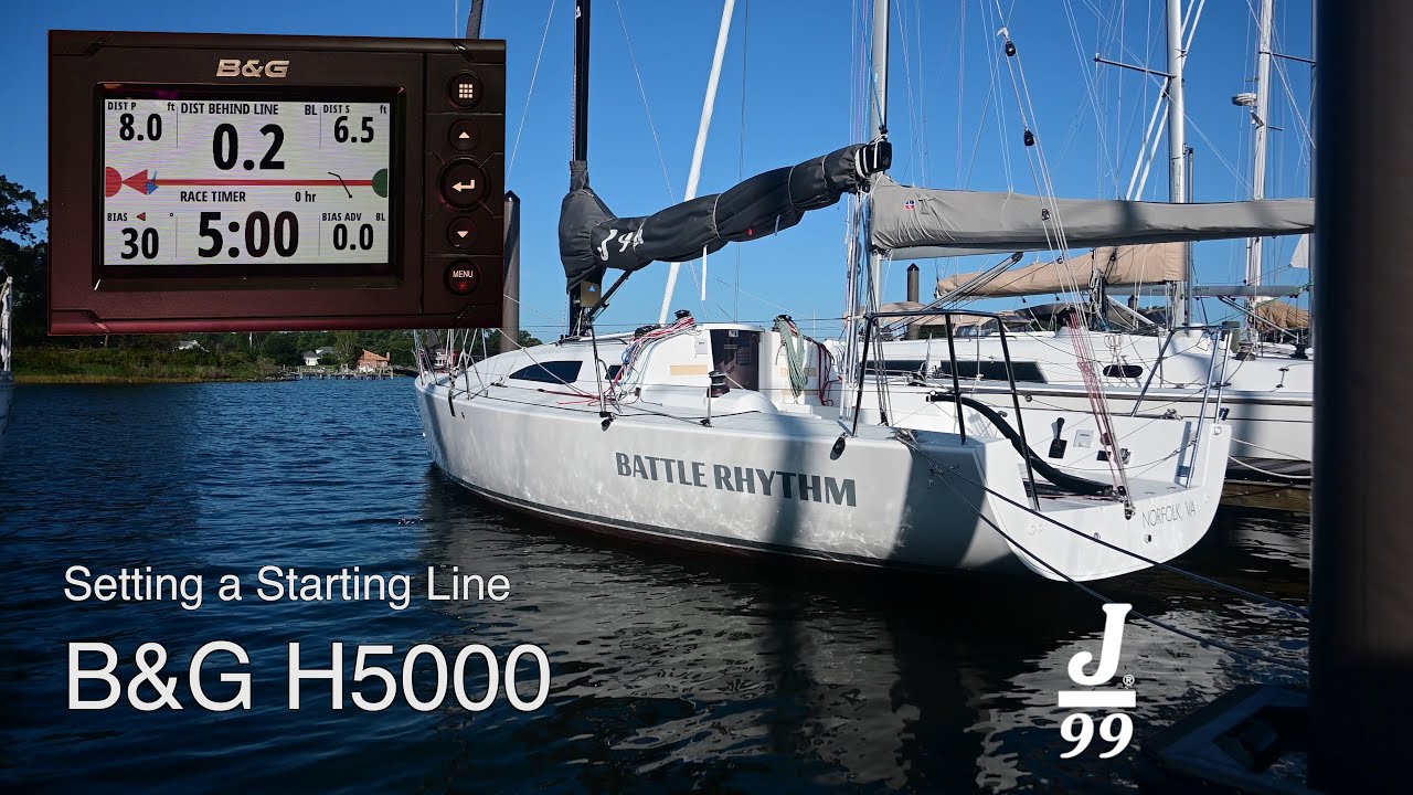 Setting a Starting line on a B&G H5000
