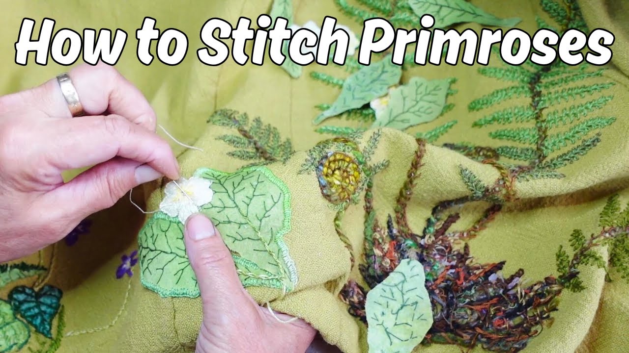 Beautiful Primrose Appliqué: From Fabric to Finished
