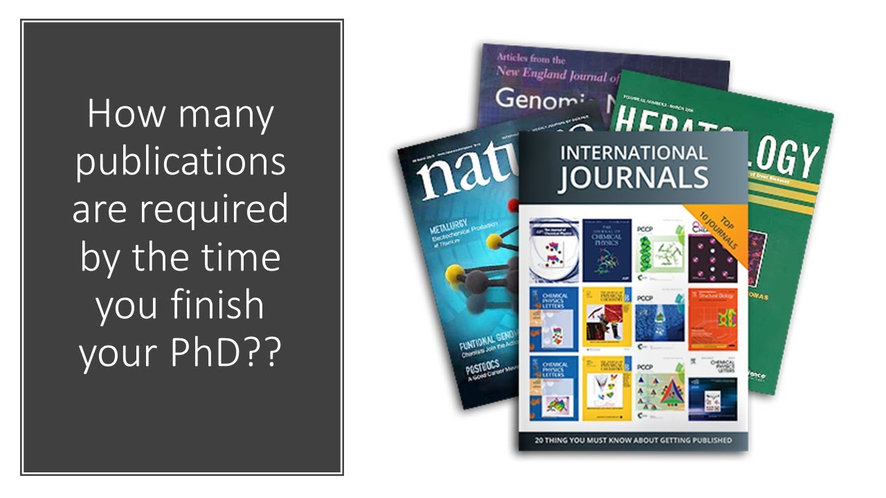 How many publications required on completion of a PhD??