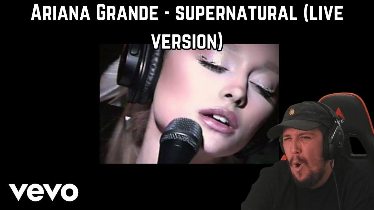 Espy Reacts To Ariana Grande - supernatural (live version)