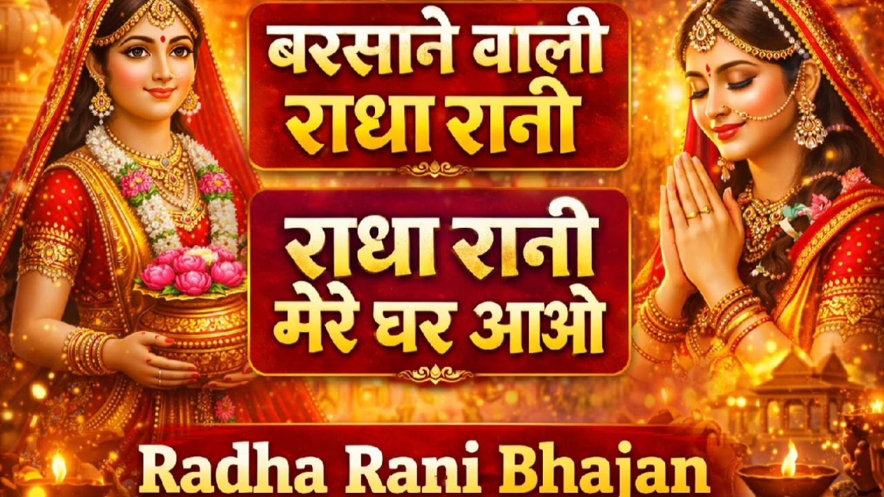 बरसाने वाली राधा रानी | राधा रानी मेरे घर आओ | Radha Rani Bhajan | Beautiful Devotional Bhakti Song