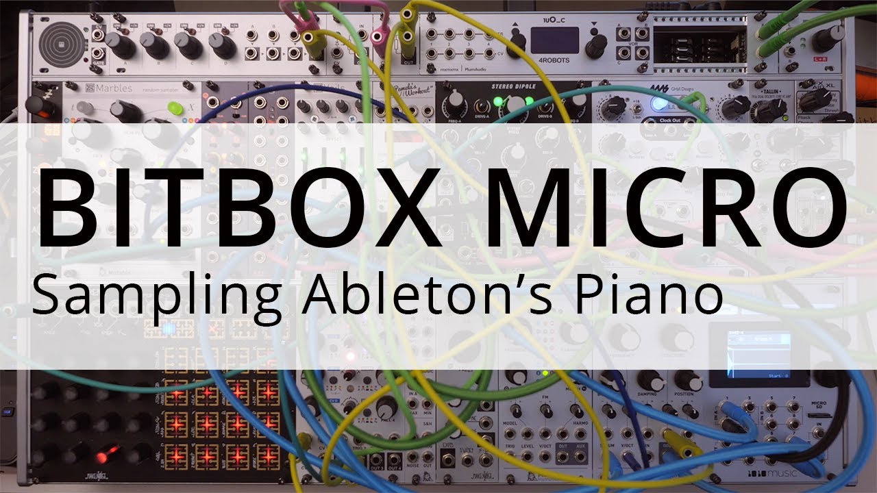 First session with BitBox Micro and a grand piano multisample