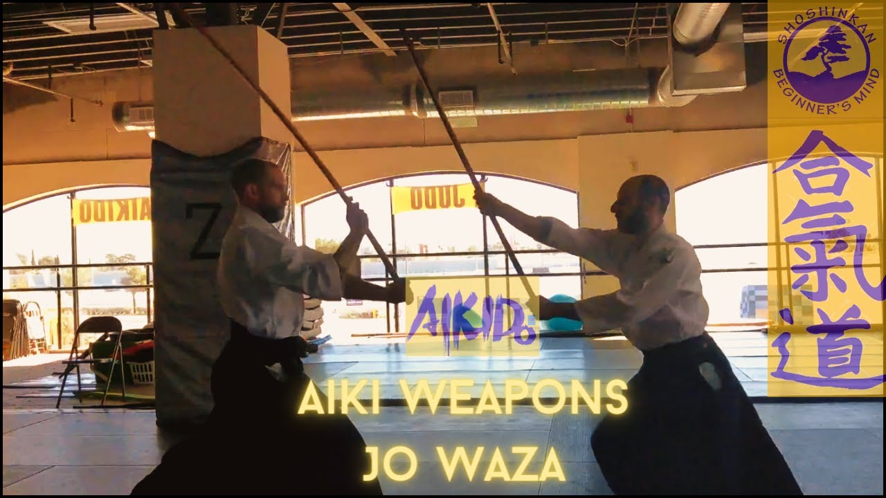 Mastering Traditional Aikido weapon, Aikido Jo Techniques: Beginner to Advanced by sensei Chuck.