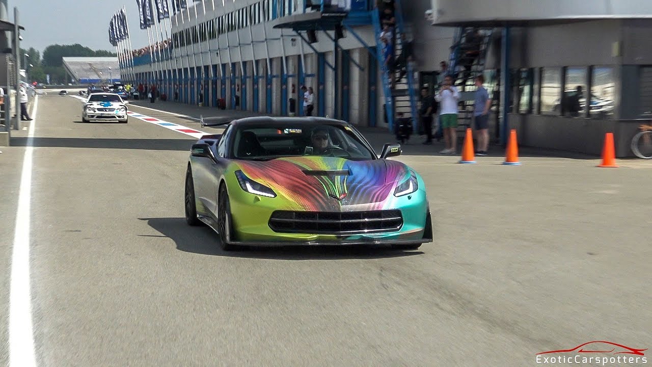 Chevrolet Corvette C7 w/ Capristo Exhaust - LOUD Accelerations & Revs !