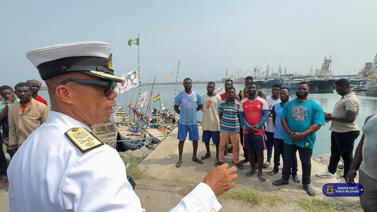 Ghana Navy rescues fishermen who were ROBBED at sea, explains what happened