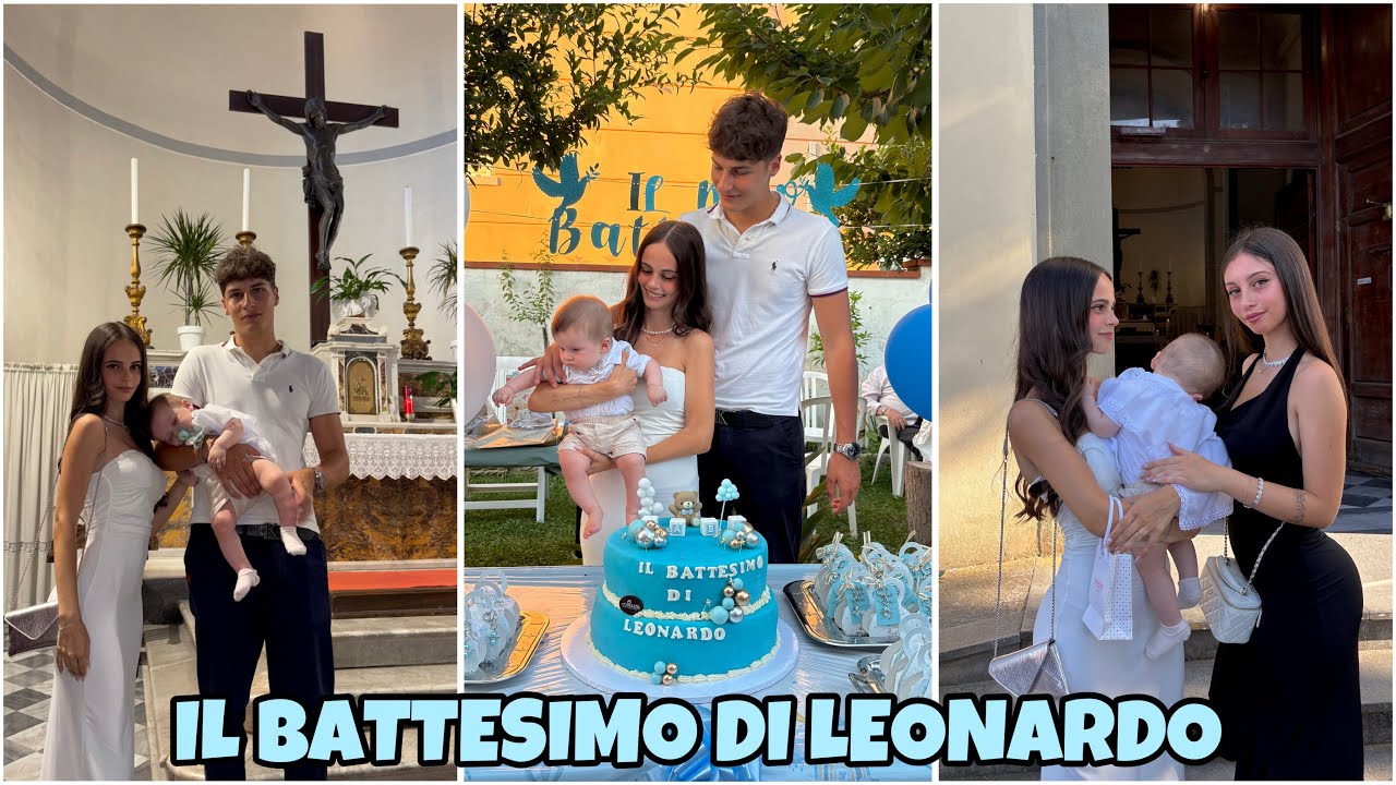 IL BATTESIMO DI LEONARDO🧸🩵