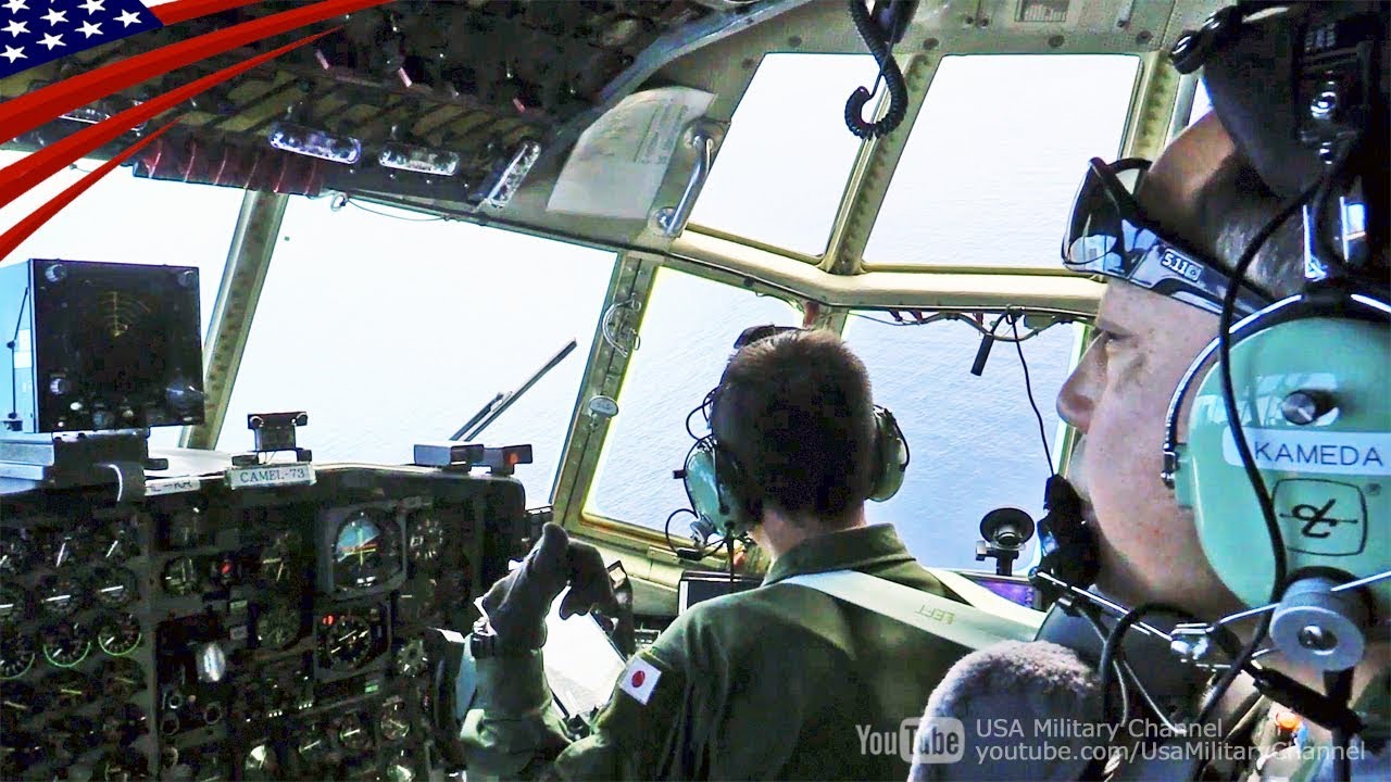 航空自衛隊C-130コックピット映像：日米豪合同訓練コープ･ノース･グアム2018