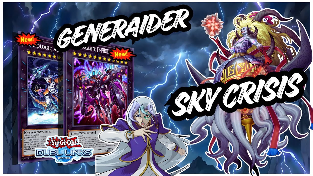Колода Generaider для Duel Links | Рейтинговый геймплей Sky Crisis и Mereological Aggregator