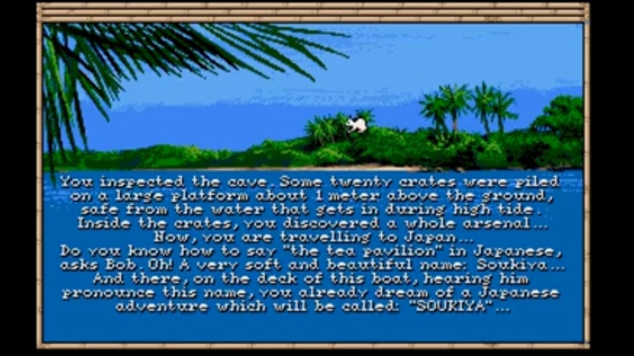 (Ending) Maupiti Island (1990) by Lankhor [Amiga]