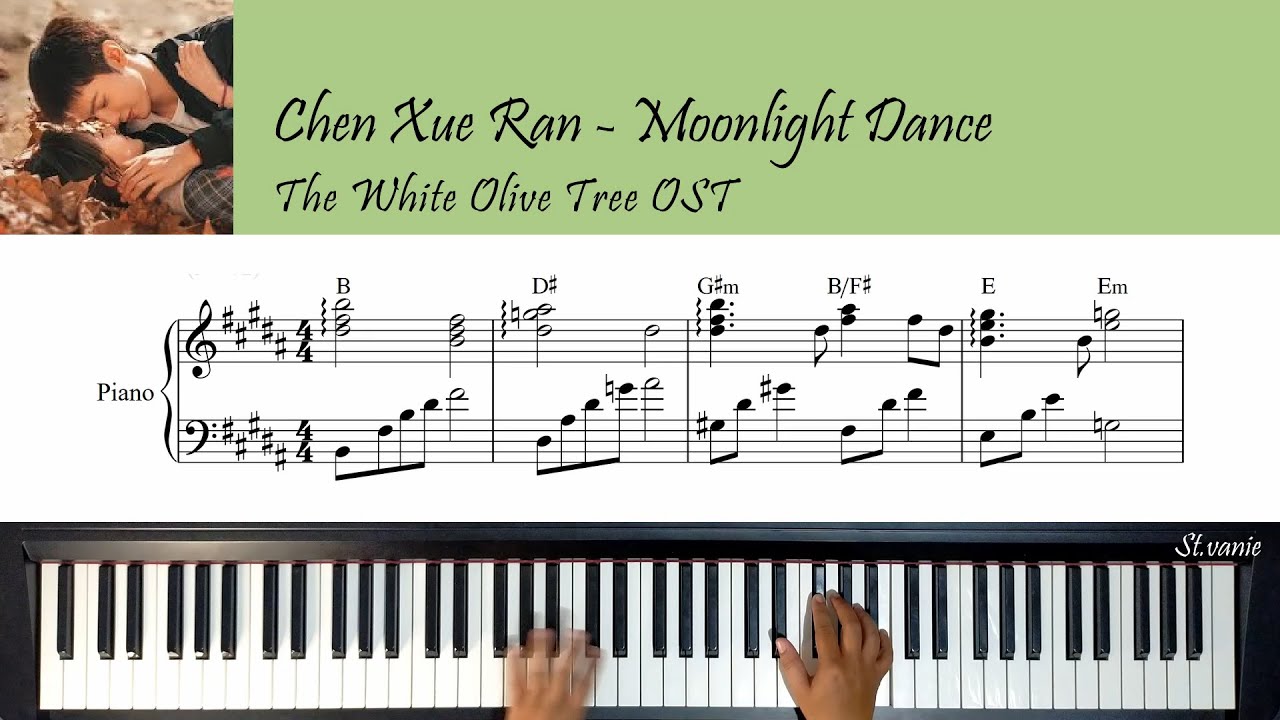 陈雪燃 Chen Xueran - Moonlight Dance | The White Olive Tree 白色橄榄树 OST Piano Cover