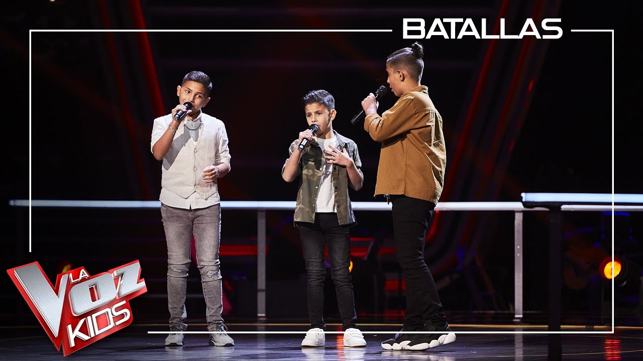 Enrique, David y Cristian cantan 'Angelitos negros' | Batallas | La Voz Kids Antena 3 2022