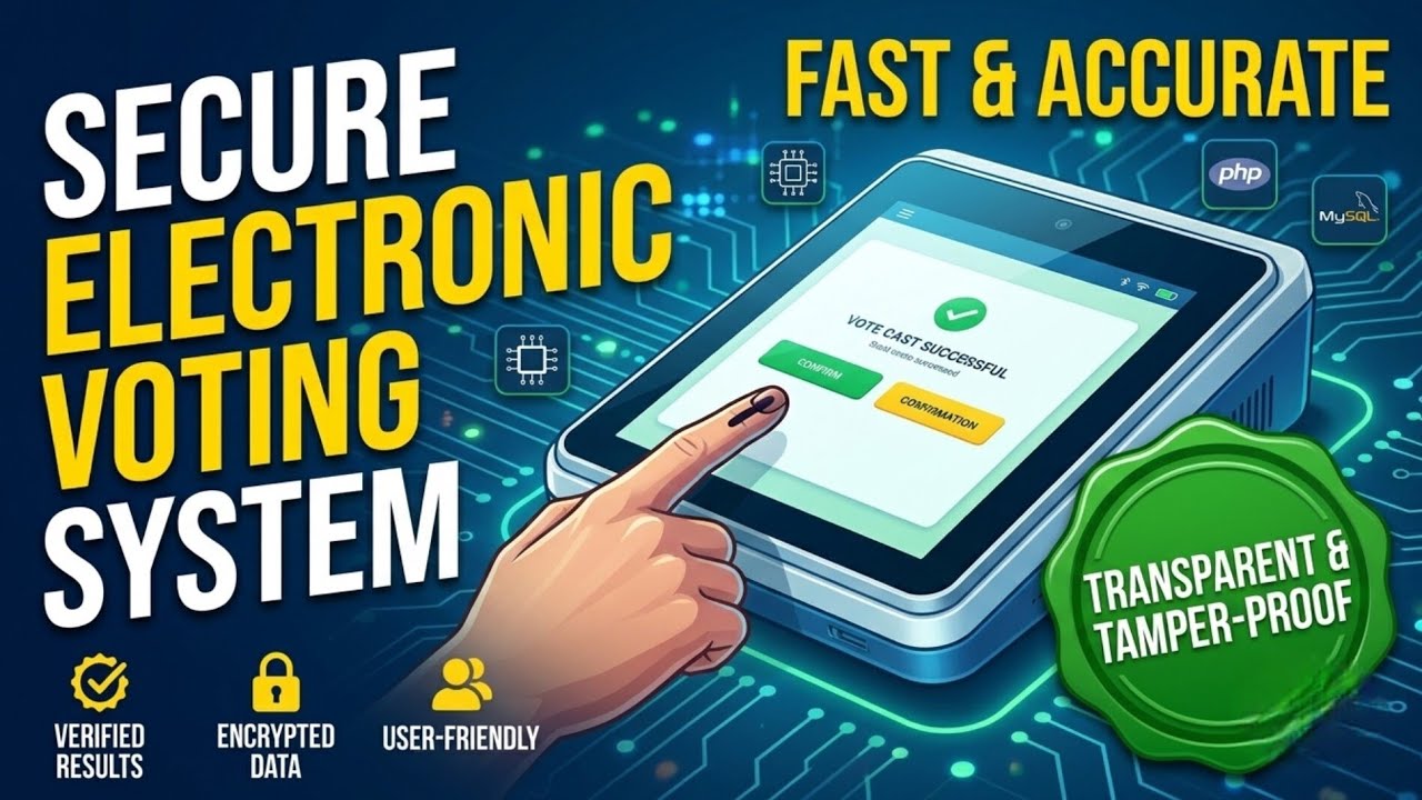 Electronic Voting Machine (EVM) System | Secure & Transparent Voting
