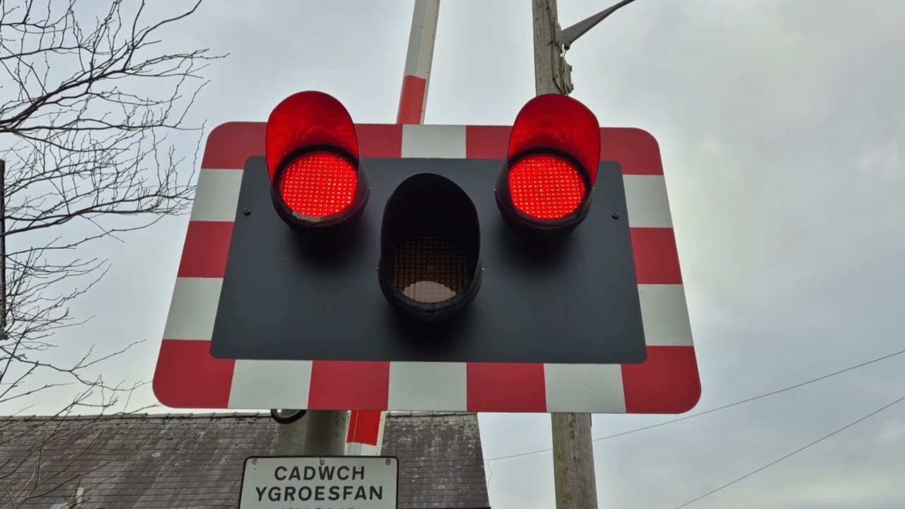 Harlech Morfa Level Crossing, Gwynedd (18/01/2025)